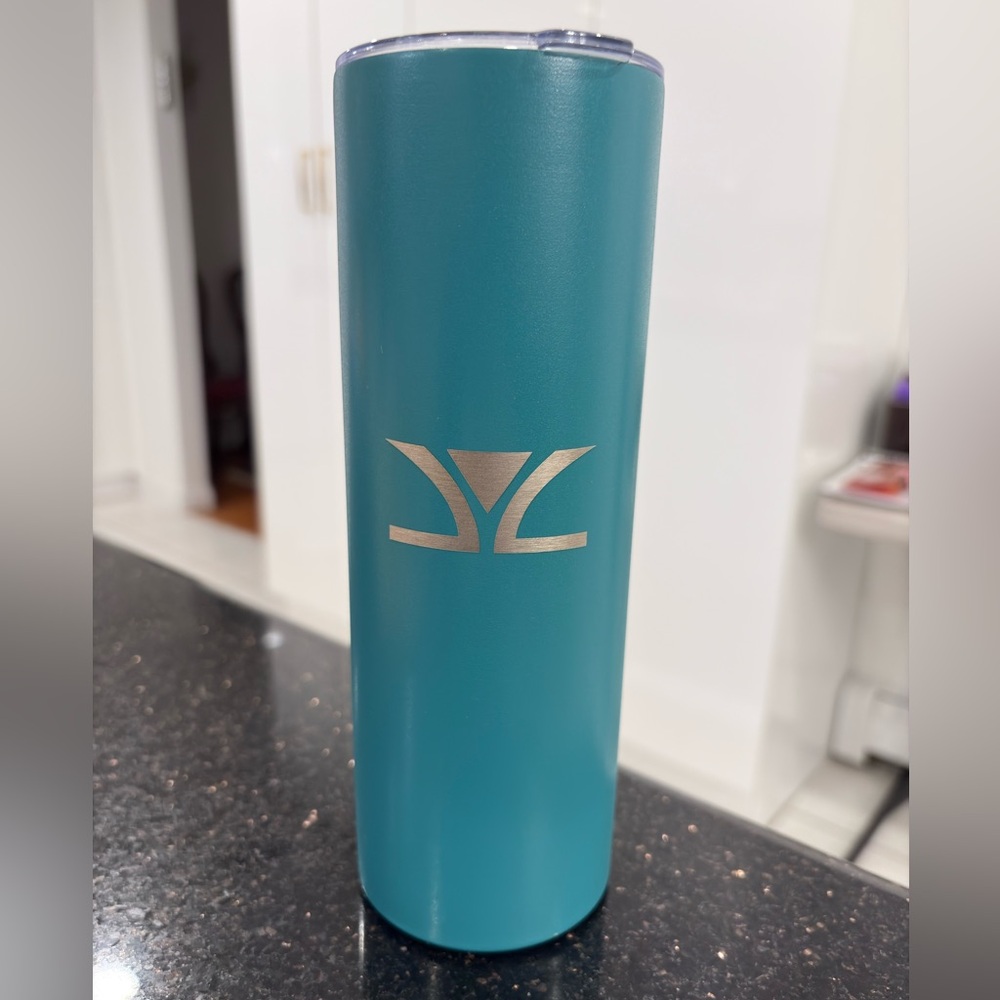 Authentic LeVian Teal Colored Insulated Cup/Tumbler With Lid (Brand New)